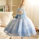 thumbnail image 5 of Vestido de novia de estilo coreano para niños, vestido de princesa, chaleco de niña, vestido de malla, vestido de actuación con flores para niños, 5 of 6