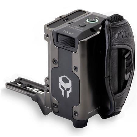 UPC: 0742377661612 | Side Focus Handle Type I for Tiltaing BMPCC 4K Cage  Supports Sony F970 Battery  Gray