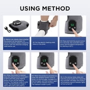 Rejuvacare Foot Massager, Foot Renew Triple Method Massager for Neuropathy, Cordless Electric Foot and Ankle Massager with 3 Vibration Modes and 5 Heat Levels