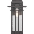 thumbnail image 5 of Progress Lighting Boxwood 1-Light Medium Wall Lantern in Antique Bronze with Clear Seeded Glass Shade, 5 of 7