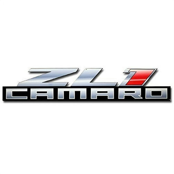 ZL1 Camaro Metal Sign Large 34" x 7"