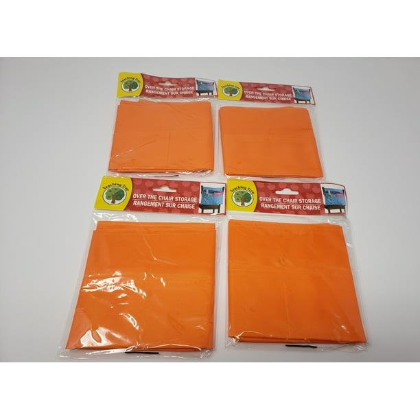 Teaching Tree OverTheChair Storage Covers, Set of 4 (Orange