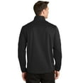 thumbnail image 2 of Port Authority Active 1/2 Zip Soft Shell Jacket-XS (Deep Black), 2 of 6