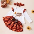thumbnail image 7 of HXWCHs Girls Summer Ruffle Sleeve Dresses with Headband Kids Cewneck Casual Halloween Dress Girls Dresses Size: 3-4 Years White, 7 of 7
