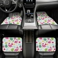thumbnail image 6 of Daiia Cute Flamingo Printed Car Floor Mats Set of 4, Durable Non Slip Auto Floor Carpet, Car Interior Carpets Proof Foot Pads Anti-Slip Cushion Automoetive Accessories, 6 of 6