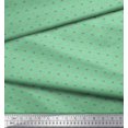 thumbnail image 2 of Soimoi Green Poly Georgette Fabric Anchor Hook & Small Country Flag Decor Fabric Printed Yard 42 Inch Wide, 2 of 3