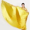 thumbnail image 4 of Baohd Belly Dance Wing with Telescopic Stick Adult Costumes Ladies Professional for Performances Carnival Parties Shows Festivals Gold, 4 of 6