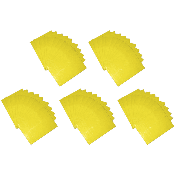 50 trampas resistentes para moscas, insectos, placa adhesiva, insecticida