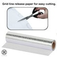 Luxtrada Roll Big Size Waterproof Oil Proof Aluminum Foil Sticker Self