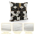 thumbnail image 4 of Pratyus Marble Pattern Geometric Mosaic Print Pillow Covers for Couch, Car, Bedroom - High-Quality 1PC 22x22in, 4 of 5