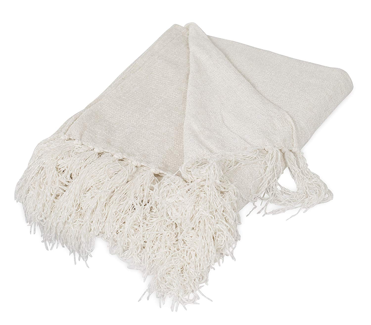 Ivory Faux Fur Throw | Throws