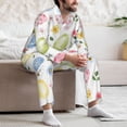 thumbnail image 7 of Kdxio Easter Egg3 Men’s Pajama Set Pajamas For Men 2 Piece PJ Set with Men Pajama Pants and Long Sleeve T-Shirt Lounge Set-Medium, 7 of 7