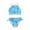 Sky Blue, variant on Kids Bathing Suits Girls Two Piece, Bathing Suits For Girls 10-12 Toddlers Rash Guard Sets Quick Dry Girl Swimsuits Swimwear Cute Summer Cute Swimwear Beachwear