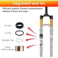 thumbnail image 5 of ZTZ 26/27.5/29 inch MTB Air Suspension Fork, Upgraded 34mm Stanchions & 140mm Travel, Rebound Adjust, Straight Steerer, 9x100mm QR, Manual Lockout Front Fork for XC AM Mountain Bike, 5 of 7