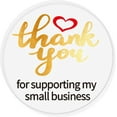 thumbnail image 5 of NicePackaging  500 Qty  1.5 inch Thank You for Supporting My Small Business w/Hollow-Heart Clear Stickers  Self-Adhesive  for Decoration/Sales/Branding/Envelopes, 5 of 5