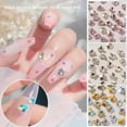 thumbnail image 2 of dianhelloya 10Pcs Nail Ornaments Creative Shape Vivid Color Faux Crystal 3D Effect Heart Nail Art Decors Nail Charms 4, 2 of 8