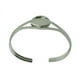 thumbnail image 2 of 2 uds., 20mm, configuración de brazalete, brazalete, de cabujón, camafeo, bandeja de Hugo brazalete en blanco con almohadillas, 2 of 8