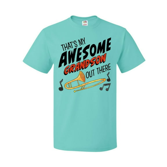 Inktastic That's My Awesome Grandson out There with Trombone T-Shirt