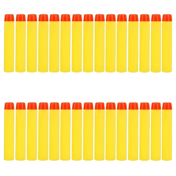 CNKOO 300Pcs Bullets for Nerf Environmentally Safe Refill Darts for Nerf Guns Innovative Dart Accessories Colorful EVA Toy Guns Yellow