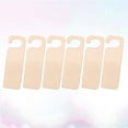 thumbnail image 4 of Raindrops 6 Pcs Blank Door Knob Hanger Doors Hotel Decoration 24.00X8.00X0.30CM Khaki, 4 of 8