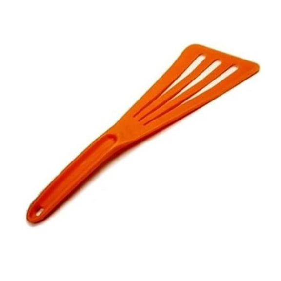 Norpro 12" My Favorite Heat Resistant Nylon Beveled Slotted Spatula Turner - Orange 2 Pack