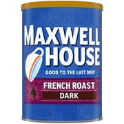 Maxwell House Dark Roast French Roast Ground Coffee, 11 oz. Canister