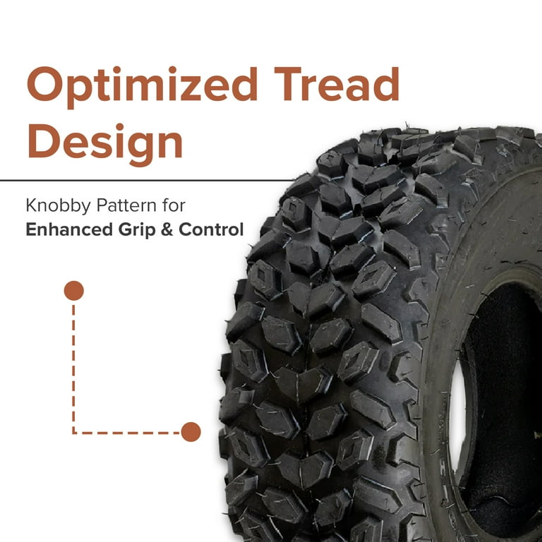 AlveyTech 19x7.00-8 Knobby QD112 Tread - Replacement Tire for Baja