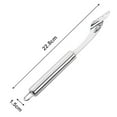 thumbnail image 6 of Ludlz 2Pcs Chilli Pepper Core Remover Stainless Steel Sharp Blade Easy Twist Remove Seeds Food-Grade Material Kitchen Tool, 6 of 8