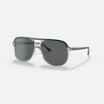 thumbnail image 2 of Ray Ban Bill Dark Grey Aviator Unisex Sunglasses RB2198 1341B1 56, 2 of 5