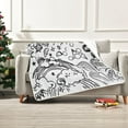 thumbnail image 7 of Yayeee Throw Blanket for Couch Soft Warm 60" x 80" Sofa Chair Bed Decoration, Rainbows Clouds, 7 of 7