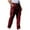 Red, variant on WEAIXIMIUNG Work Overalls Men Fr Men's Oversized Retro Pocket Drawstring Straight Tube Workwear Pants Casual Pants Jogging