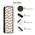 thumbnail image 3 of Refrigerator Door Handle Covers Set of 2, Snail Autumn Leaf Print Adjustable Non Slip Fridge Handle Covers, Appliance Handle Covers for Dishwasher Cuteness Oven Kitchen Decor, 3 of 6