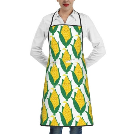 

Sikiie Corn Cob Aprons for Kitchen Cooking Aprons Chef Apron for Men Women Chef