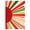 Red Green, variant on FairOnly Blue 3'x8'Machine Washable Modern Sun Pattern Printed Low Pile Area Rug Non Slip Non Shedding Soft Floor Cover for Living Room Bedroom Dinning Room