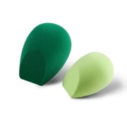 EcoTools Ecofoam Perfect Blender Duo Sponge, 2 Beauty Sponges For Flawless Foundation Coverage, Cruelty Free, Vegan, and Latex Free, 2 Piece Set
