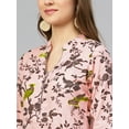 thumbnail image 2 of Idalia Grey Print Kurta With Baby Pink Printed Palazzo Pants, 2 of 5