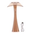 thumbnail image 2 of LED Table Lamp USB Charging Night Acrylic Light 3 Lighting Mode Portable Small Desk Lamp with Touch Sensor for Dorm Bedroom Bedside Dining Party Patio Restaurant Table, 2 of 8