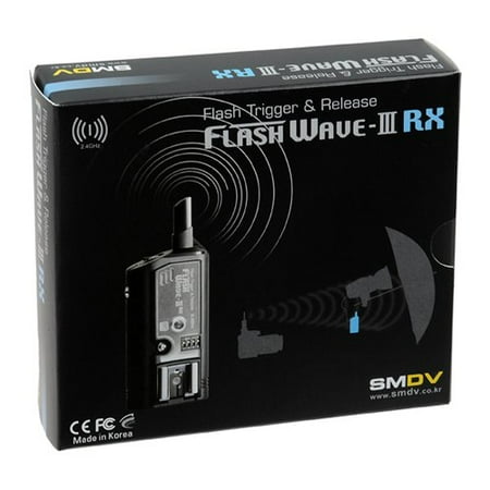 - SMDV 16 Channel Flash Wave III Radio Trigger 2.4 GHz Receiver, -- Flash Wave III RX, for Canon, Nikon, Pentax, Olympus, Nissin, Flash, and Studio Strobe