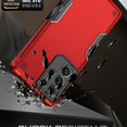 thumbnail image 6 of ShellTech Phone Case for Samsung Galaxy S21 Ultra Case, Military Grade Hard PC and TPU Double Protective Case Cover, Fashion Heavy Duty Shockproof Full Protection Phone Case,Mint, 6 of 7