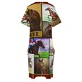 thumbnail image 4 of Vestido de hada de carreras de caballos para mujer, vestido suelto con bolsillo de manta para todas las carreras de caballos de verano., 4 of 6