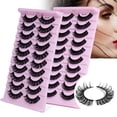 thumbnail image 3 of Happydeer 10 Pairs False Eyelashes Natural 3D Effect Multi-layer Thick Waterproof Eyes Make Up Long Lasting Fluffy Fake Eyelashes Make Up, 3 of 13