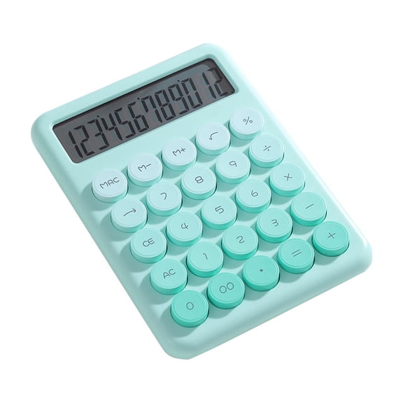 Zjdatm Desktop Calculator, Gradient Color Calculators with Large LCD Display for Office Home Classroom Computing Exams Use