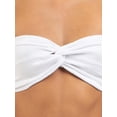 thumbnail image 4 of Coduop Women's Strapless Tube Tops Twist Knot Front Wrap Chest Bandeau Camisole Basic Tank Tops, 4 of 6
