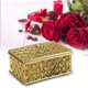 thumbnail image 4 of 12 contenedores de plástico Vhermosa cuadrados para regalos de boda y golosinas de fiesta Cofre del tesoro dorado, 4 of 8