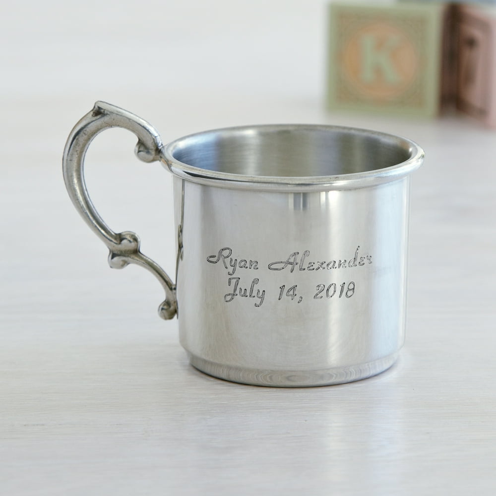 Personalized Pewter Baby Cup
