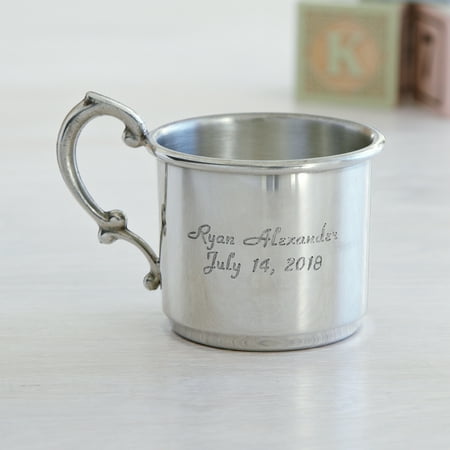 Personalized Pewter Baby Cup