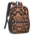 thumbnail image 2 of 17 Inch Lightweight Backpack,PVC Waterproof Oxford Fabric, Ergonomically Designed, with Large Capacity, Leopard Animal Pattern, 2 of 4