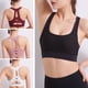 thumbnail image 3 of TFixol Sujetador deportivo para mujer con tirantes cruzados, Tops cortos acolchados de malla, transpirables, 3 of 8