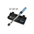 thumbnail image 3 of Precision Micrometer Torque Wrench, Dual-Range Scale for High-Accuracy Calibration, 1/4 Inch Drive Professional Grade Tool for Tightening Applications, 3 of 5