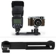 thumbnail image 2 of Flash Dual Head Bracket, Flash Crossbar Bracket, Durable Flexible Lightweight Accessory For Camera Travel Photographers Outdoor, 2 of 8